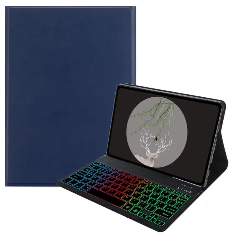 Rainbow Backlight Touchpad Keyboard Case with Mouse