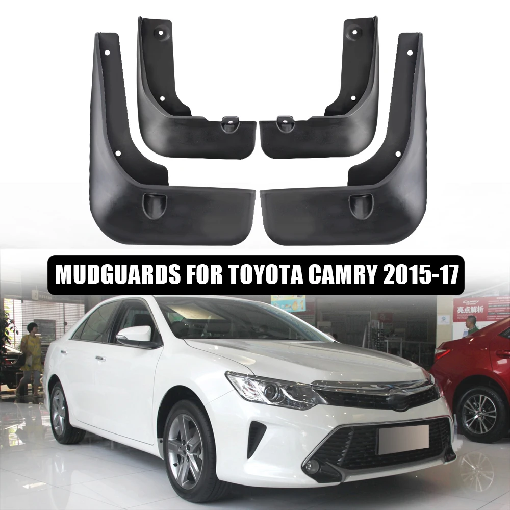 

Брызговики для автомобилей Toyota Camry 2015 2016 2017, без ошибок, запасные