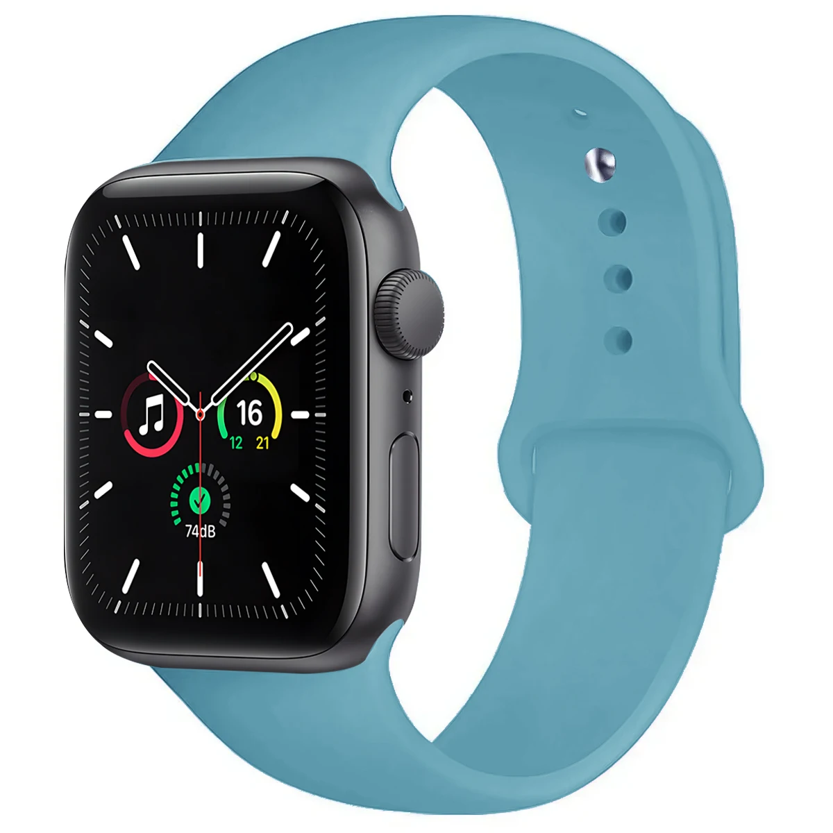 Silicone Sport Band for Apple Watch - Vibrant and Comfortable Bracelet