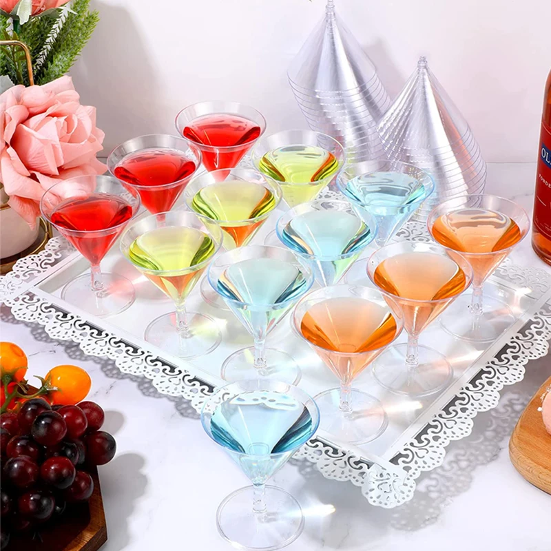 Verre cocktail plastique
