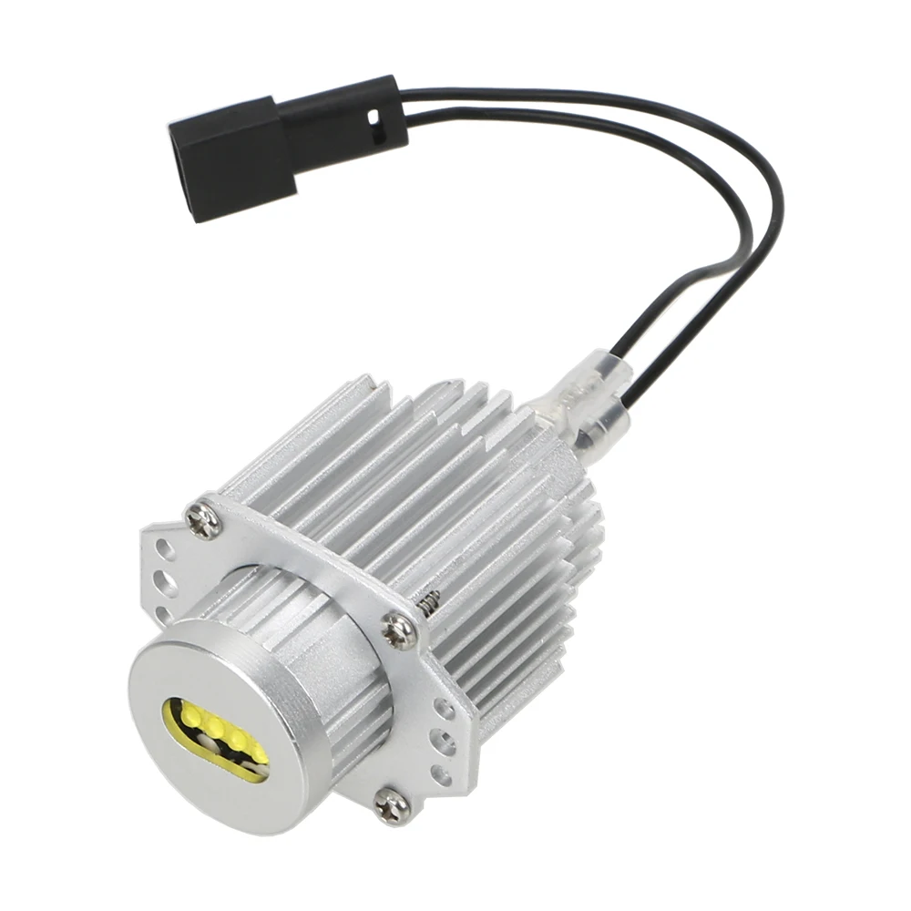 LED 엔젤 아이즈 마커 조명, BMW E90 3 시리즈 325i 328i 330i 용, 화이트 헤드 라이트, 80W 자동 교체, 2 개/세트