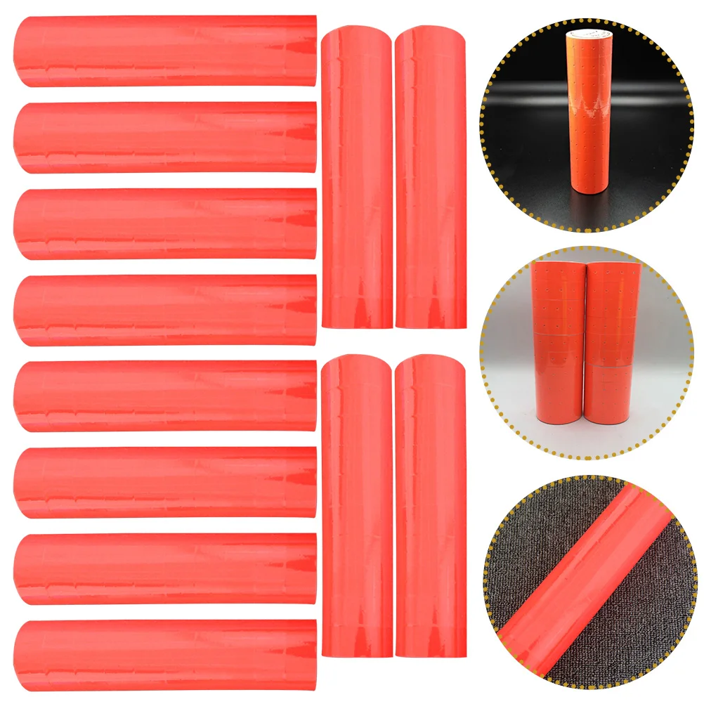10 Rolls Merchandise Price Sticker Blank Sticker Adhesive Sticker Labels Price Label Sticker