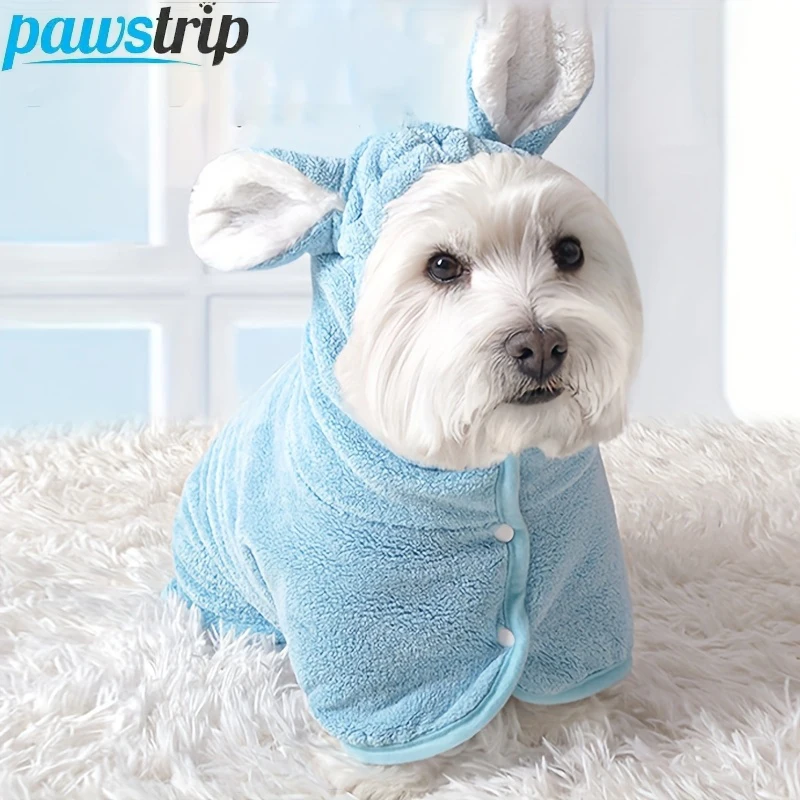 Absorbent Dog Bathrobe Towel Quick-drying Pet Bathrobe for Small Medium Large Dogs Pet Bath Towels Dog Accessories Pet Bath Towel