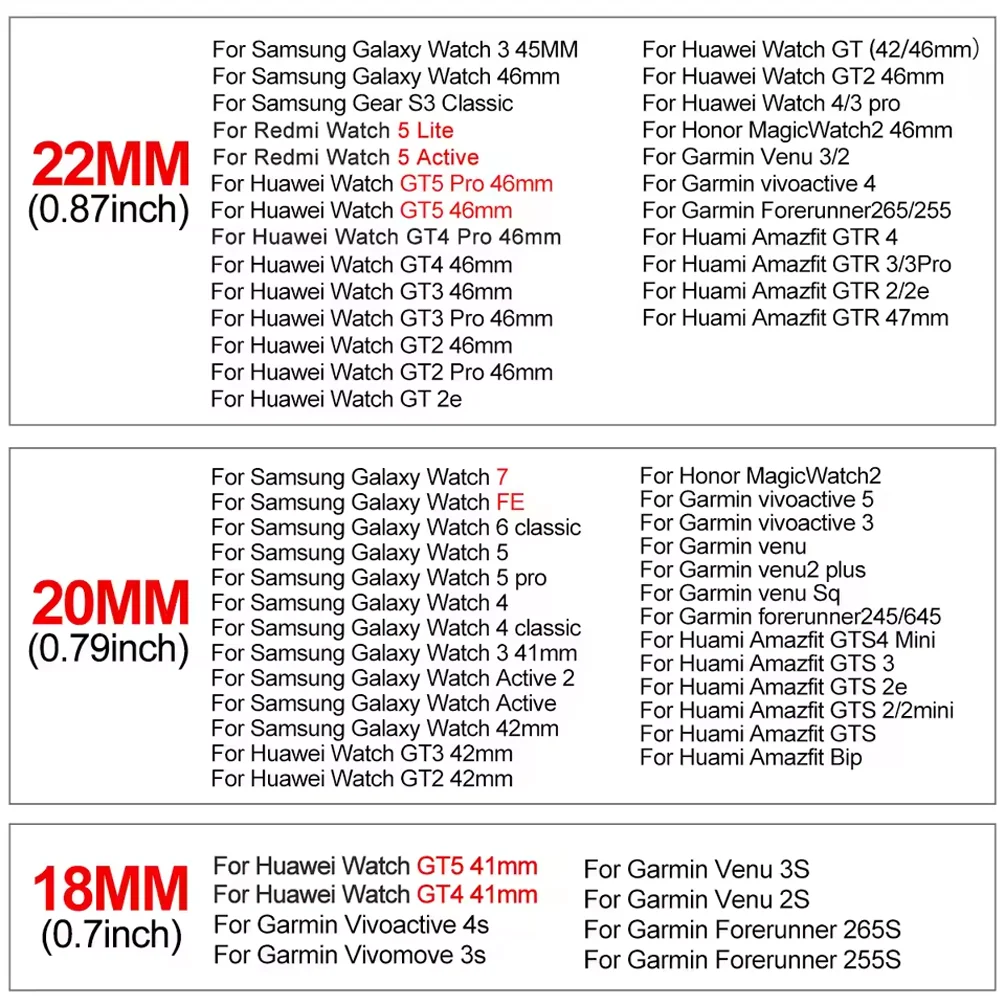 Amazfit Garmin Vivoactive Vs Huawei Gt 20mm Strap For Samsung