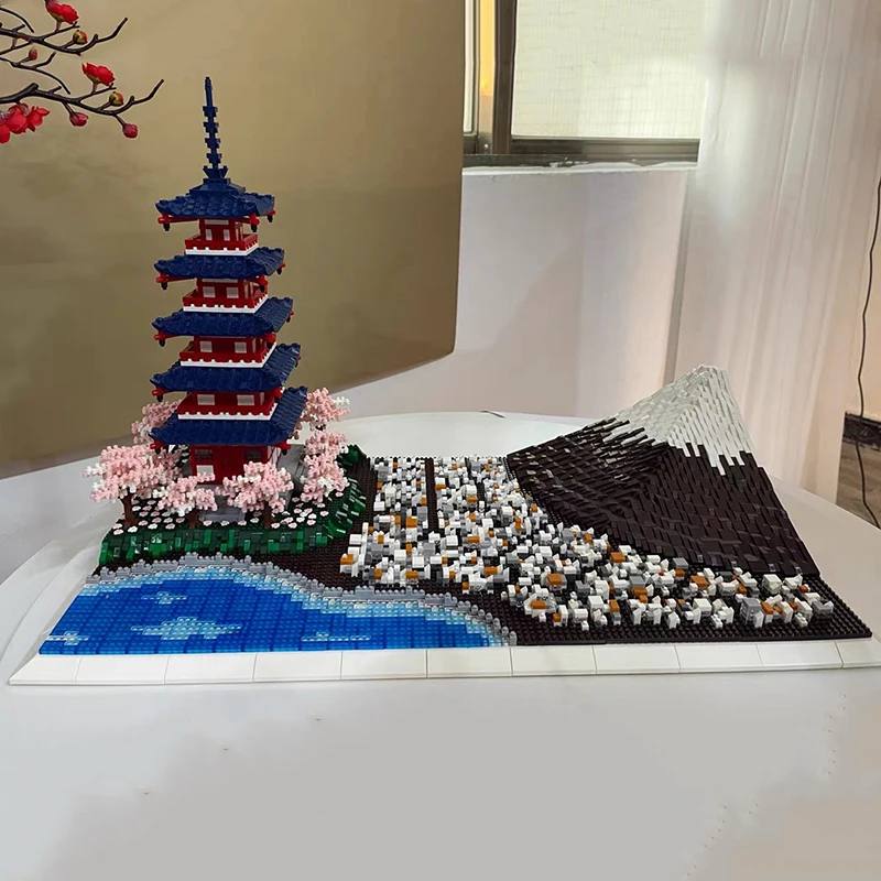 ZRK 7829 World Architecture Mount Fuji Mountain Chureito