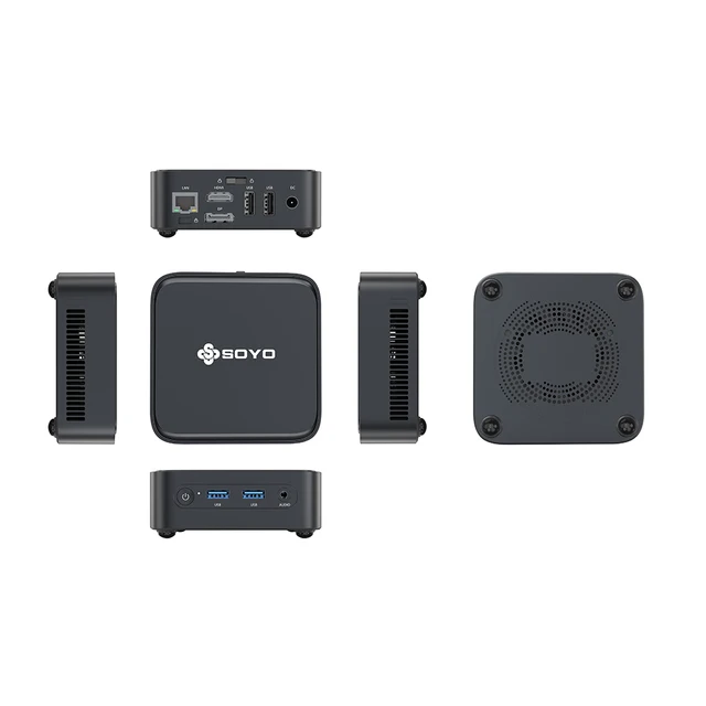 SOYO M4PLUS2 Mini PC, Intel Twin Lake N150, 8/16GB RAM, 256/512GB SSD, Windows 11 Pro 6