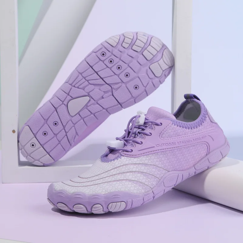 Men Women Casual Sneakers Wading Swimming Barefoot Sports Shoes Non-Slip Lightweight and Breathable Beach Seaside Water Shoes