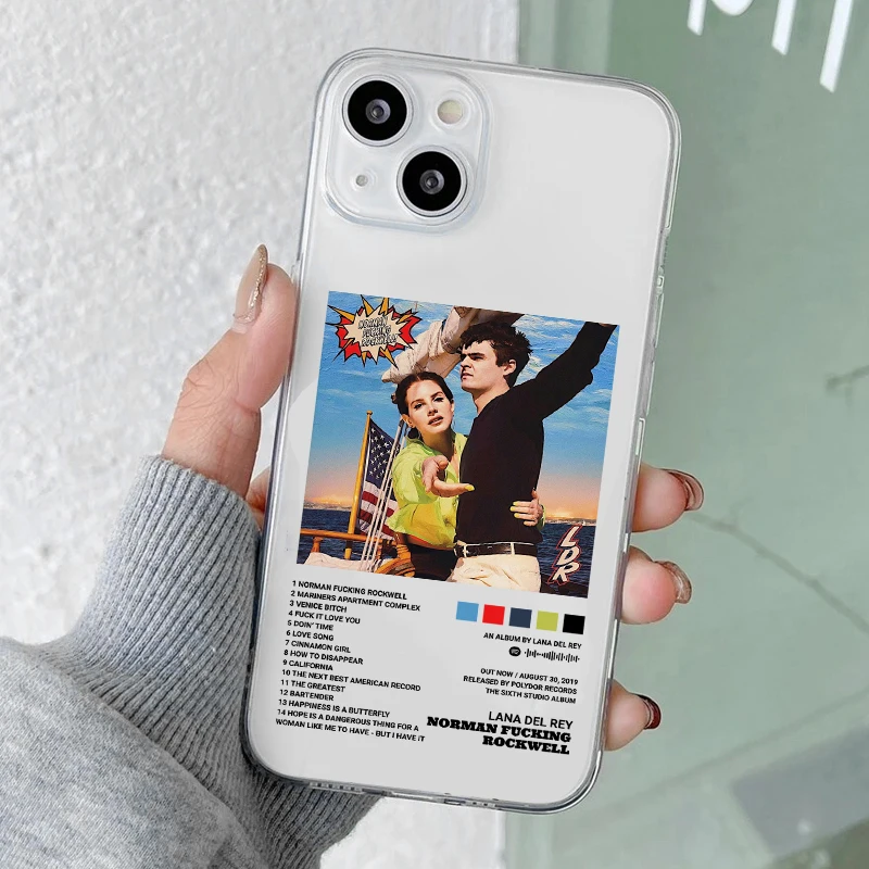 Lana Del Rey Artistic Kraft Poster Design Phone Case