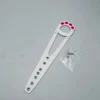 1pc Mini Plastic Cat Door Latch Holder Flexible Puppy Pet Lock Retainer Safe Flap Gate Stopper for Dog Cat Supplies Black/White 2