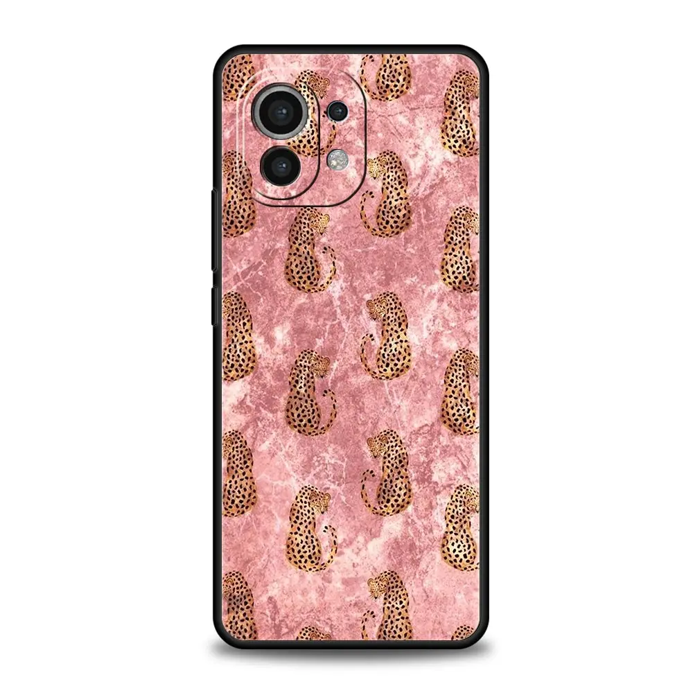 Elegant Gold Pink Marble Phone Case - Soft Protective Cover