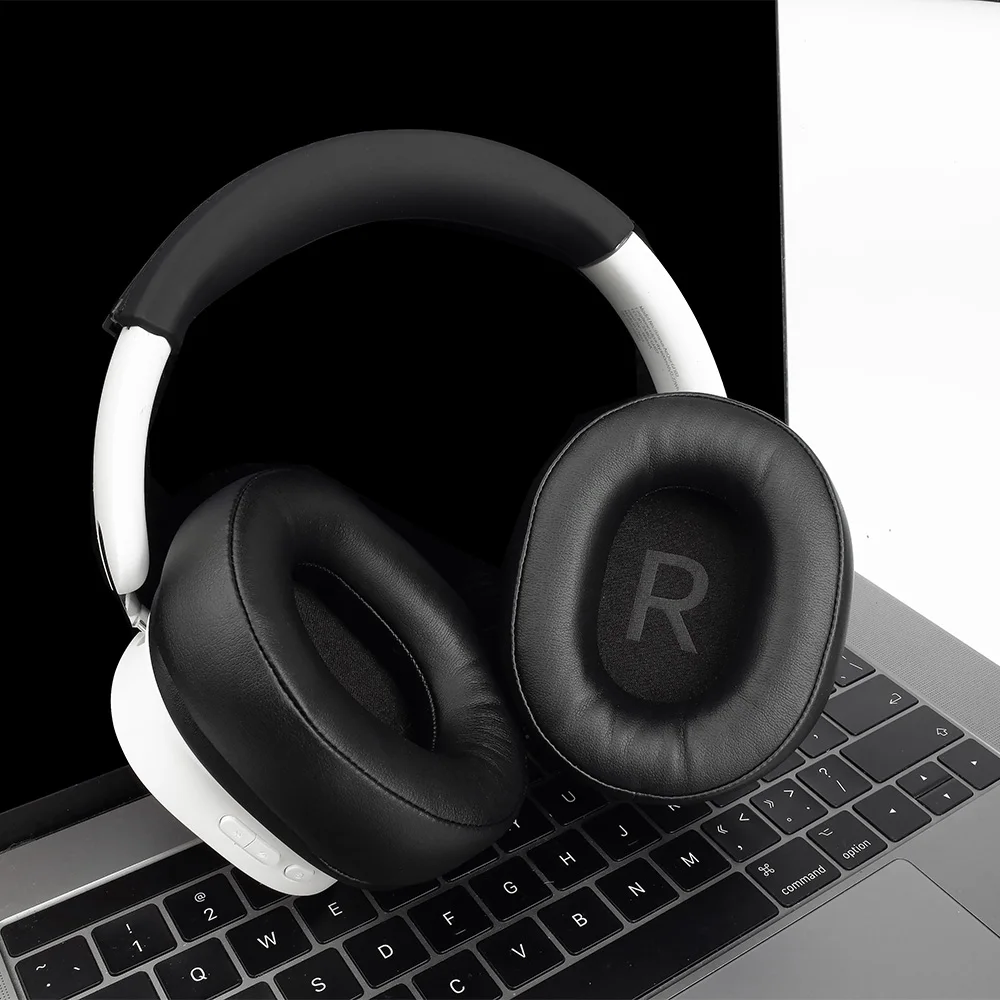 Earpads for baseus GH02 White Earphone pads Gaming Wireless replacement headphones Earmuffs Mesh cloth Memory Covers Sponge