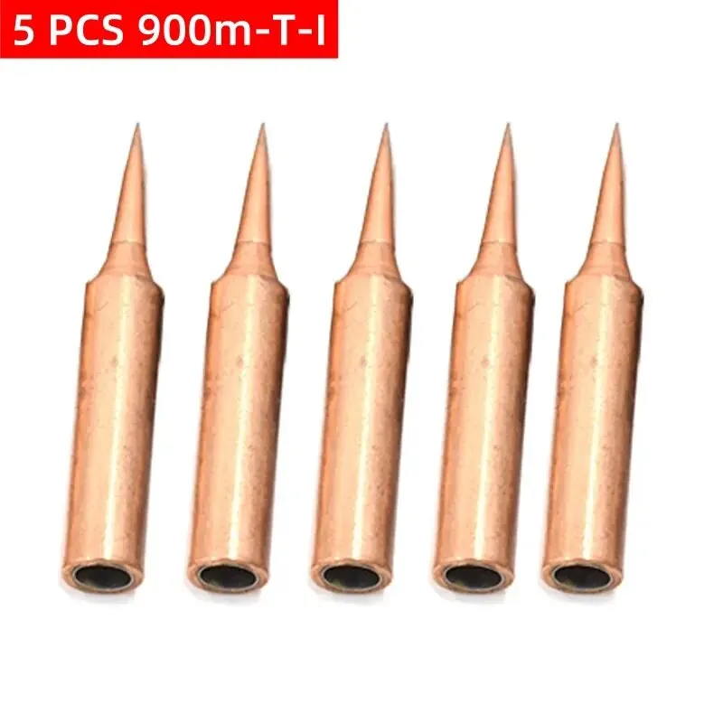 5pcs 900m-T-I Welding Tool Lead-Free Soldering Iron Head Bit for Welding Accessories Soldering Iron Tip soldering iron solder iron kit soldering iron tips soldering iron nozzle