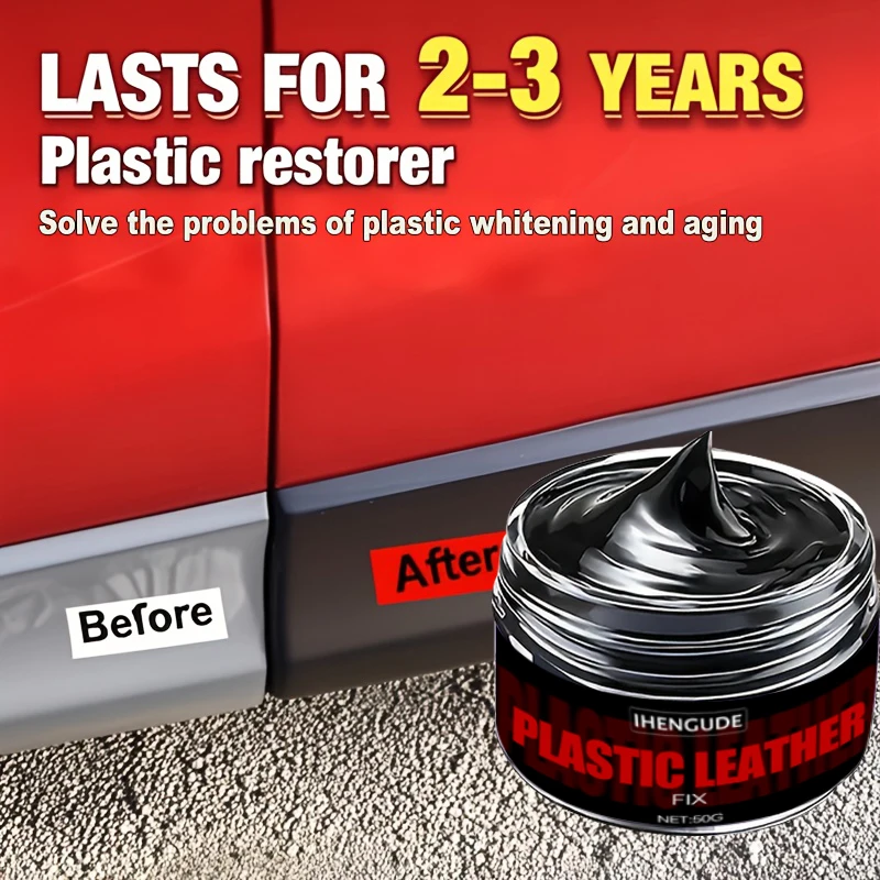 Car Plastic Repair Agent Interior Panel Polishing Wax Coating Paste Image 2