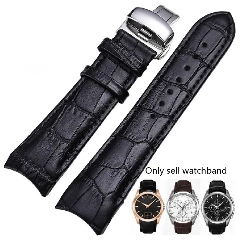 Cheap Quality Leather Watch Strap T035.446.16.051.00_K0003959 main image 0
