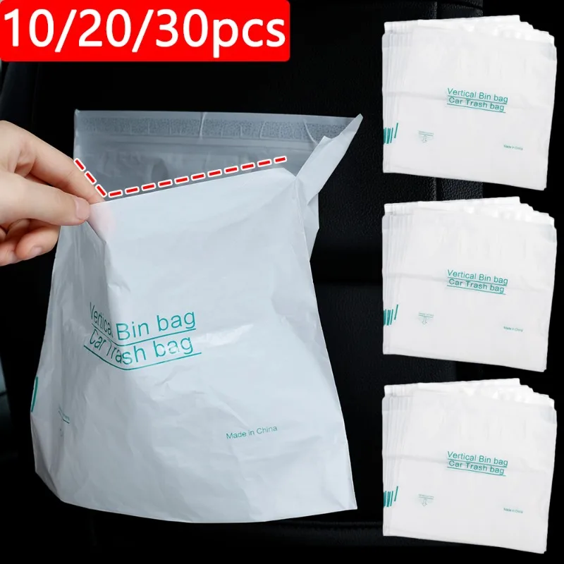 

Car Garbage Bag Dashboard Paste Portable Trash Rubbish Bag Auto Traveling Seat Back Hanging Disposable Trash Bag