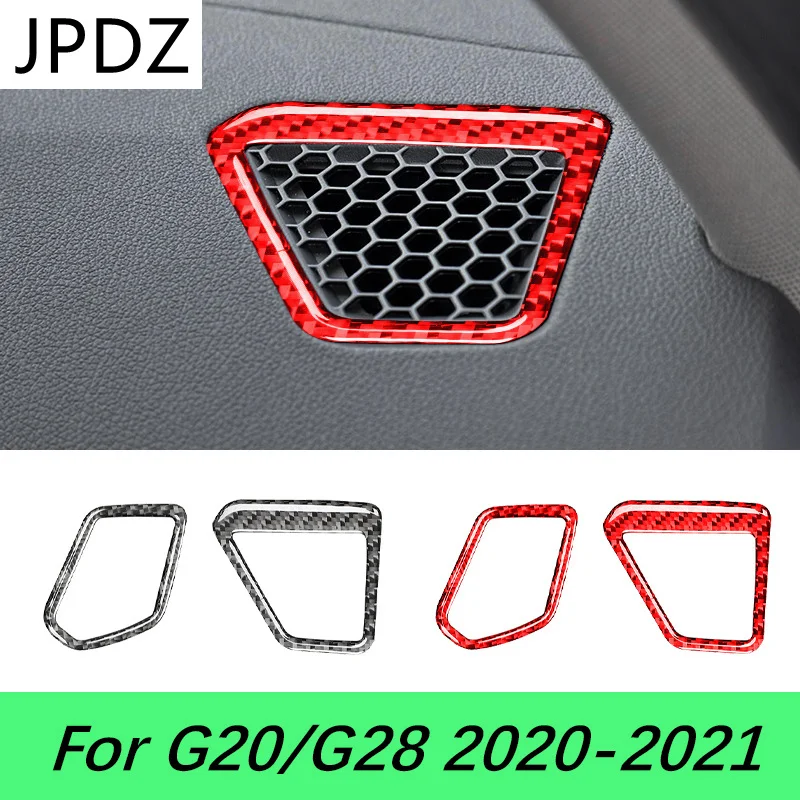 

Автомобильные аксессуары для BMW 3 серии G20 G28 2020-2021, Автомобильный интерьер из углеродного волокна, боковой кондиционер, Крышка вентиляционного отверстия, отделка, наклейка