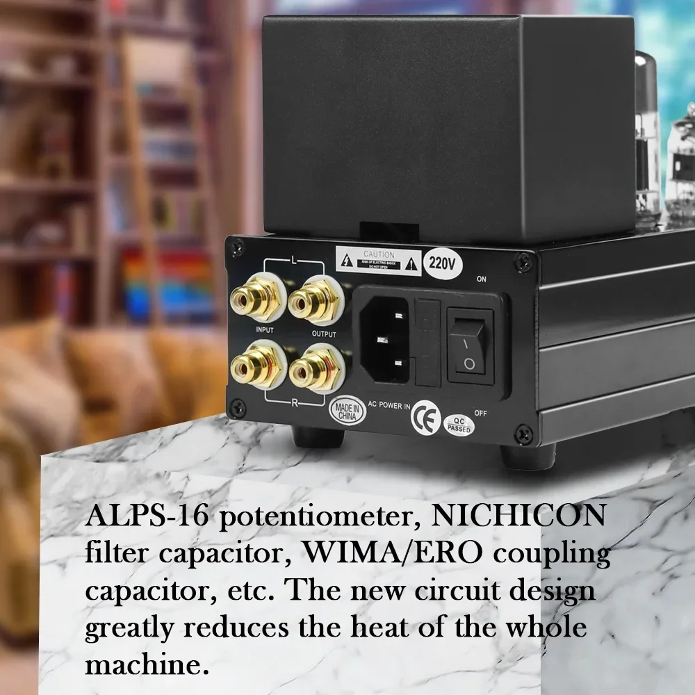 Little Dot MK2 MK 2 Vacuum Tube HIFI Headphone Audio Earphone Amps DAC Amplifier EXQUIS 6J1 6N6 Lamp Headset Amplifier