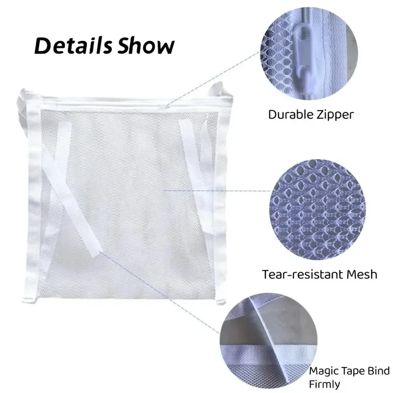 1/2/3pcs Washing Machine Bag Mesh Washing Bag,Portable Laundry Dryering Net Bags for Shoes,Dryer Door Shoe Net Bags 3