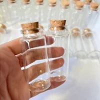 15/36/56 pcs 30x70mm 30ml Glass Jars Cork Tiny Test Tube Bottles Clear Mini Containers DIY Wedding Favors Wishing Bottle 1