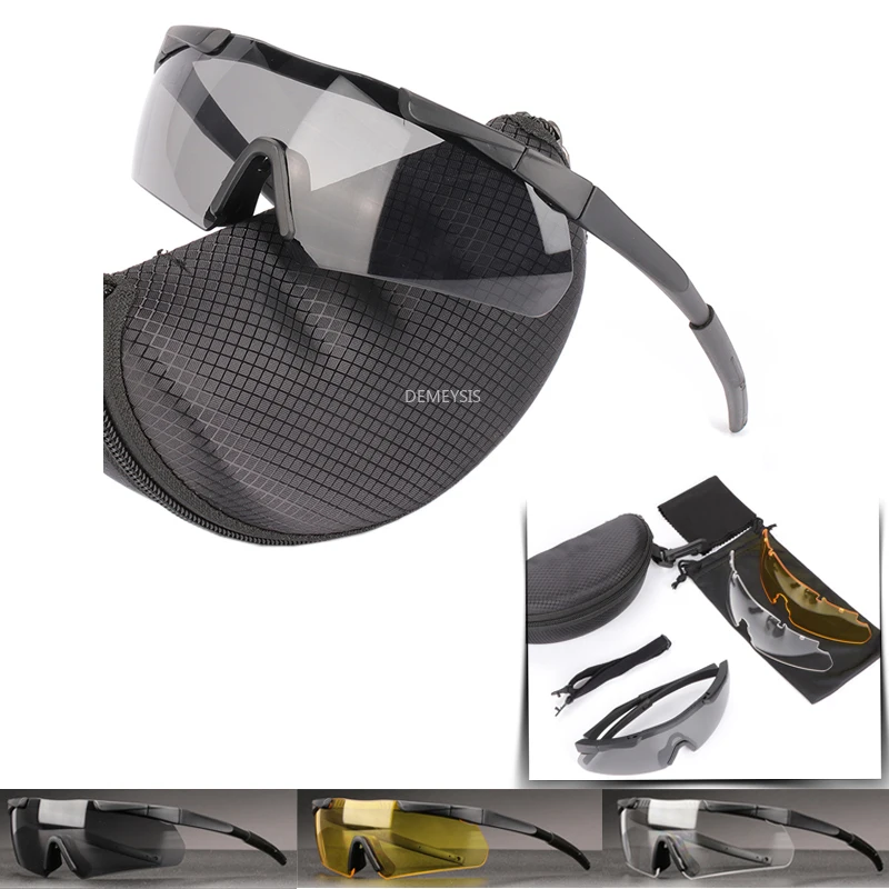 

Тактические Солнцезащитные очки, уличная Охота, стрельба, спортивное снаряжение для защиты глаз, военные очки для пейнтбола, военных игр, очки для охоты