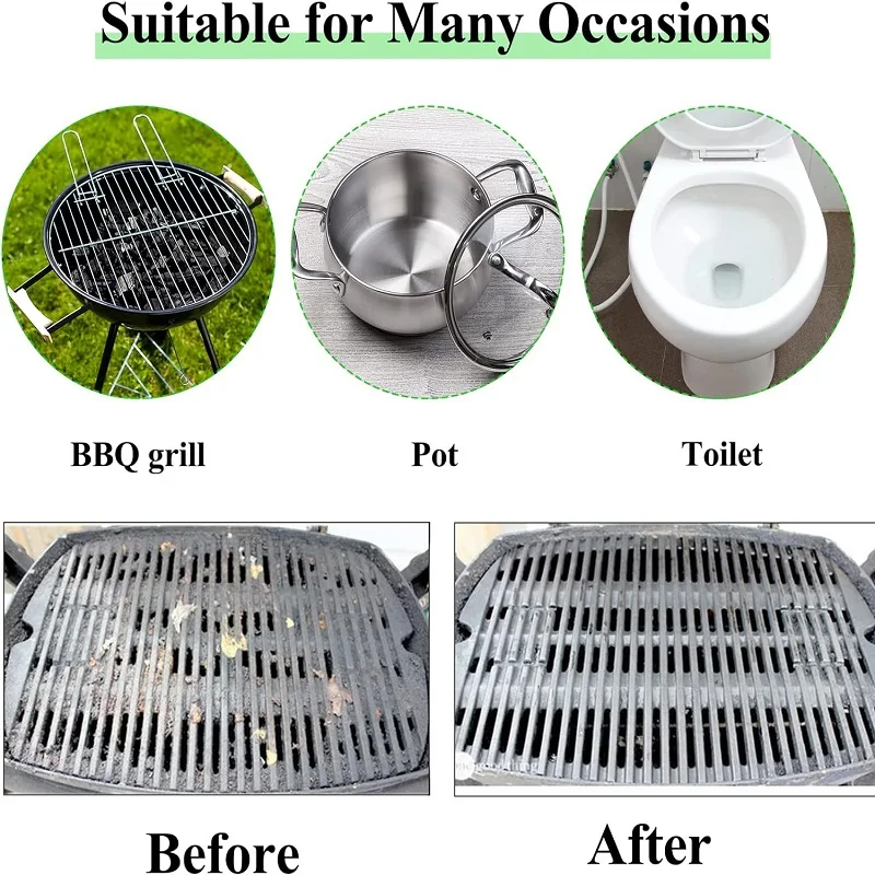 Barbecue Cleaning Tools Grill Brush Cleaning Brushes BBQ Grill Cleaning Brush Brick Block Barbecue Cleaning Stone Stains Grease Cleaner Barbecue Rack Outdoor Kitchen BBQ Tools