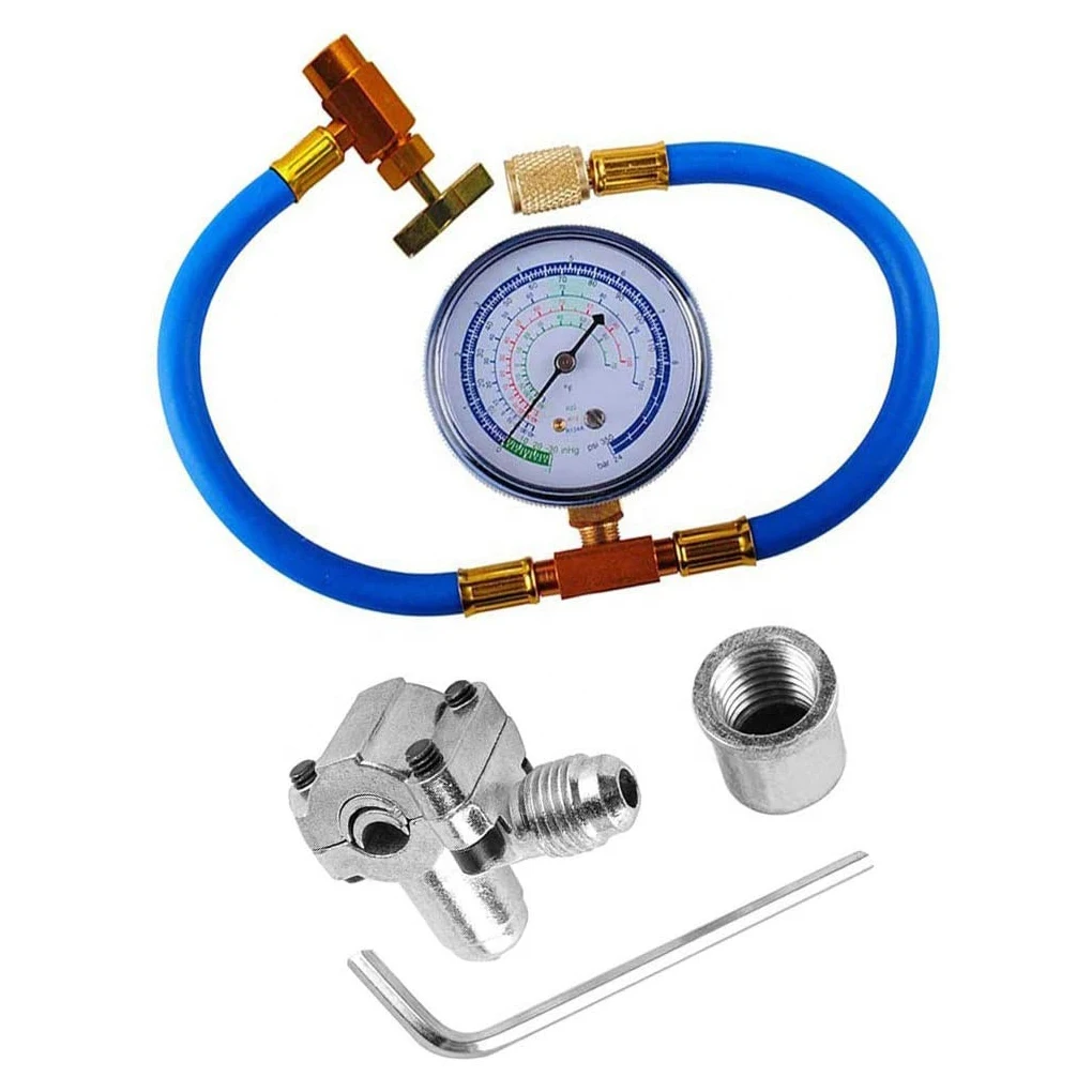 3in1 Fridge Piercing Puncture Valve Line Tap Valves Refrigeration