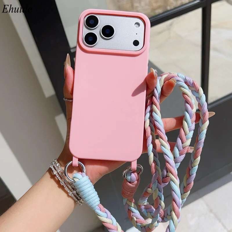 ตัวเลือกสินค้า เคสโทรศัพท์มือถือสายคล้องคอแฟชั่น ลายลูกกวาด