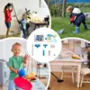 Kids Vacuum Cleaner Kids Simulation Housework Dust Catcher Toy Set Simulation Electric Vacuum Cleaner Toy Home Cleaning Toy for 3
