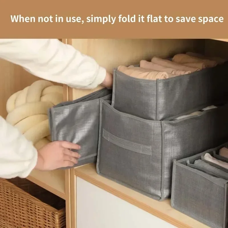 Description Picture 6 of itemClosets Clothes Organizer Pants Jeans Storage Box Cabinet Organizer Drawers Underwear Socks T-Shirt Wardrobe Storage Organizers