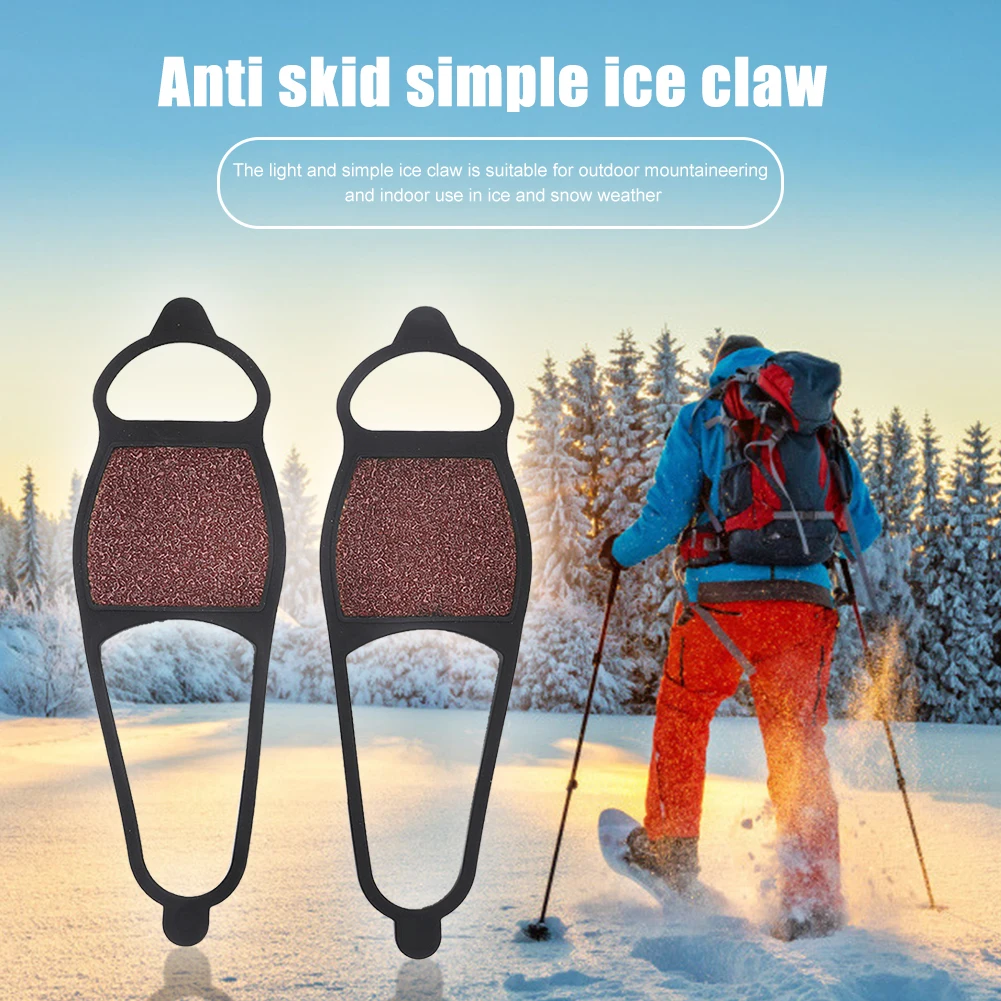 Ice Cleats Traction Snow Grips for Boot Shoes for Hiking Mountain Climbing