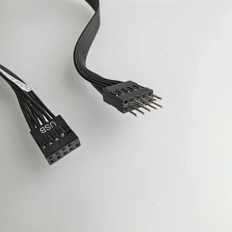9-PIN USB2.0 Computer Motherboard Extension Cable 9PIN Male To Female Header Internal Port USB Data Cord 24AWG 30cm usb extension cable