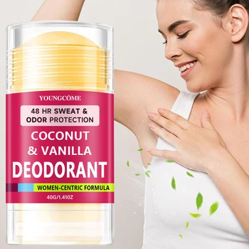 YOUNGCOME Women's Deodorant with Coconut & Vanilla Stick - Antiperspirant & Odor Protection Deodorant Stick for All-Day Freshnes 1