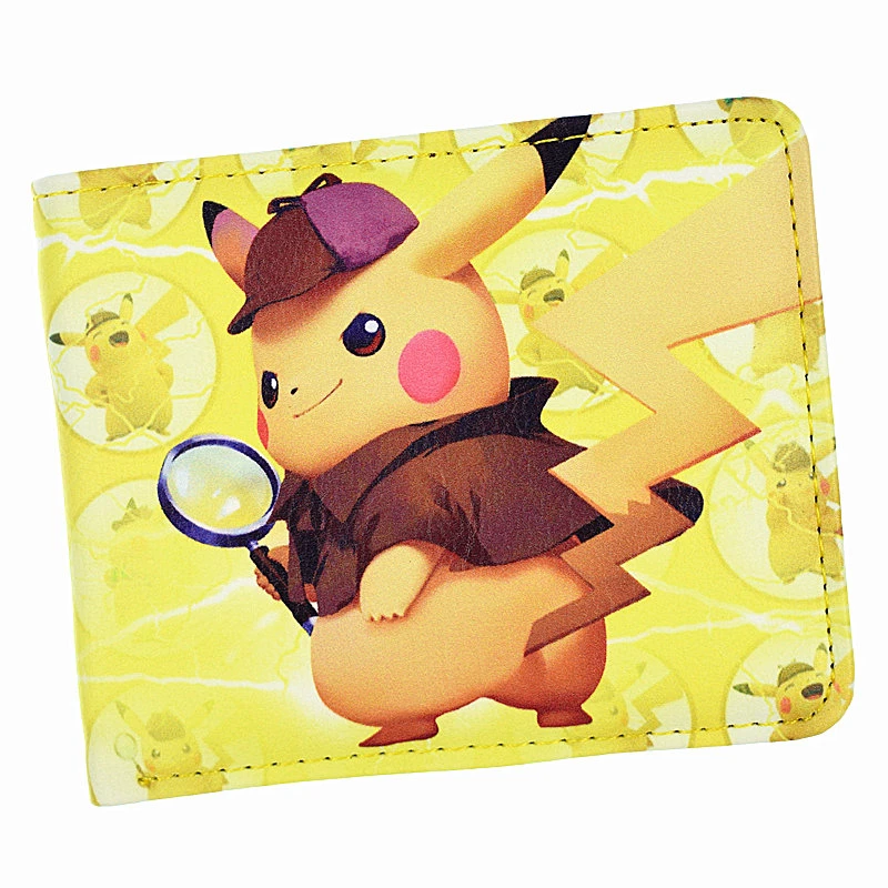 Popolare Portafoglio Pokemon Film Pokemon Detective Borsa Pikachu Con Tasca Portamonete Per Giovani