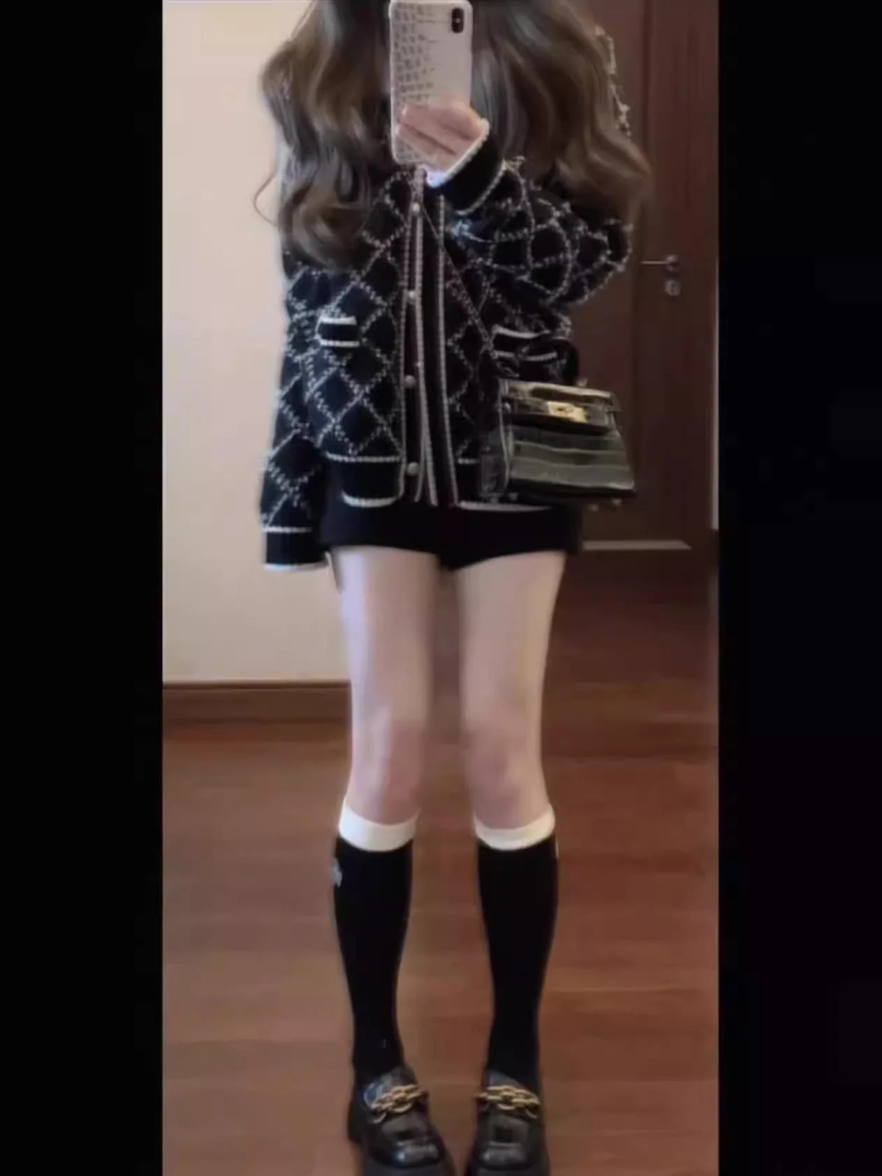 كارديجان أنيق خفيف الوزن للنساء، سترة فضفاضة بنقشة...