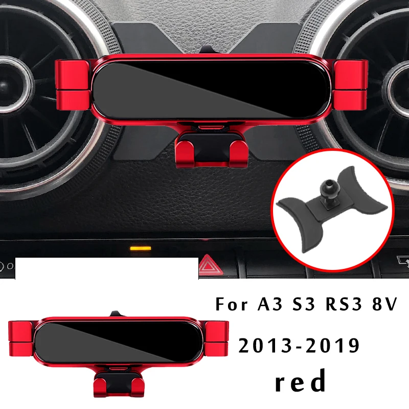 Car Phone Mount Holder For Audi A3 S3 RS3 8V 8P Q2 GAB SQ2 A1 8X Sportback Car Interior Accessories