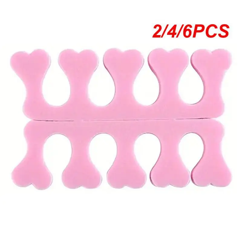 

2/4/6PCS Pack Nail Art Toes Separators Fingers Foots Sponge Soft Gel UV Tools Polish Manicure Pedicure