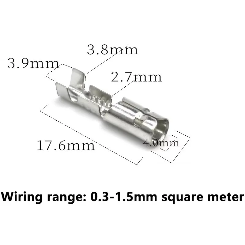 25/50/100sets 4.0 bullet terminal car electrical wire connector diameter 4mm Female + Male + Case Cold press terminal Green