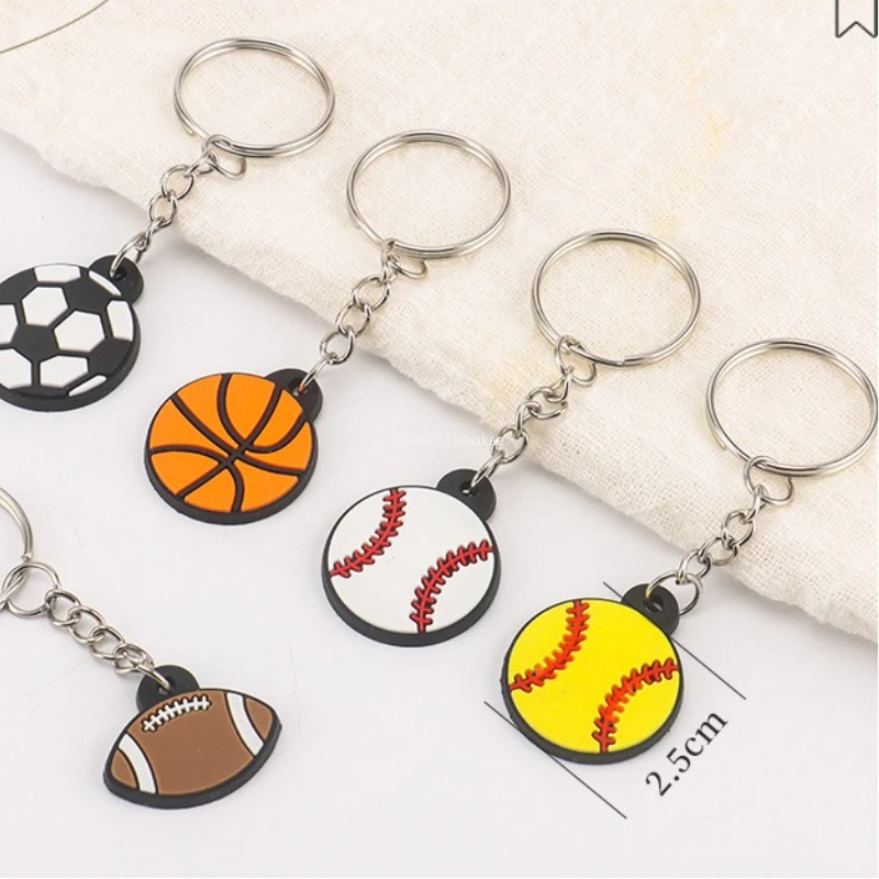 Portachiavi pallavolo: ciondolo con perline, regalo per gli