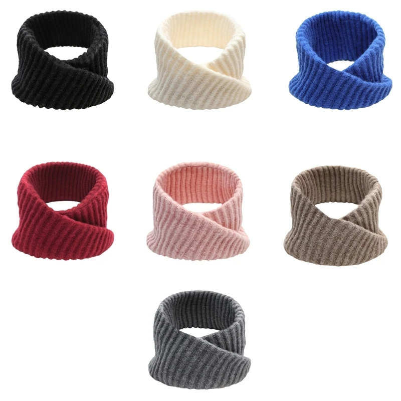 

Pullover Neck Scarf for Girls Women Winter Neck Warmer Solid Color Windproof Neck Wrap Warm Shawl Scarf Casual Collar