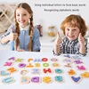 Wooden Children's Alphabet Matching Puzzle, Early Childhood Education, English Enlightenment, Educational Toys 2
