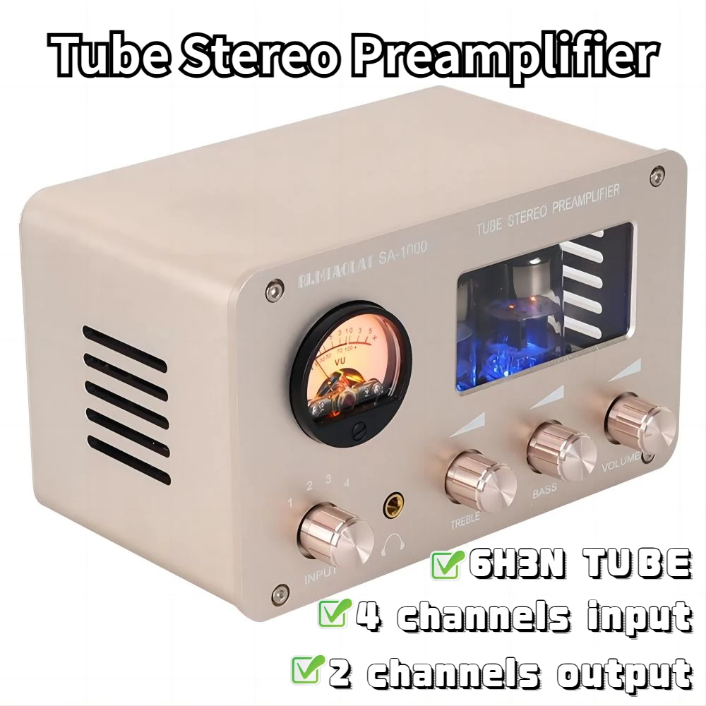 TubeStereoPreamplifierAmplifiers2ChannelsHiFi6H3NTubePreamp