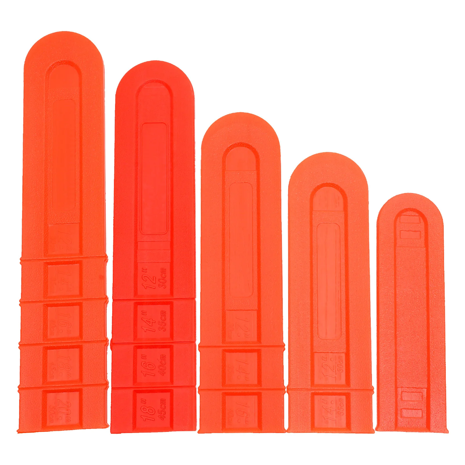 

5 Pcs Chainsaw Guide Cover Bar 18 Inch Power Protector Protective 16 20 Safety Mask Case 14