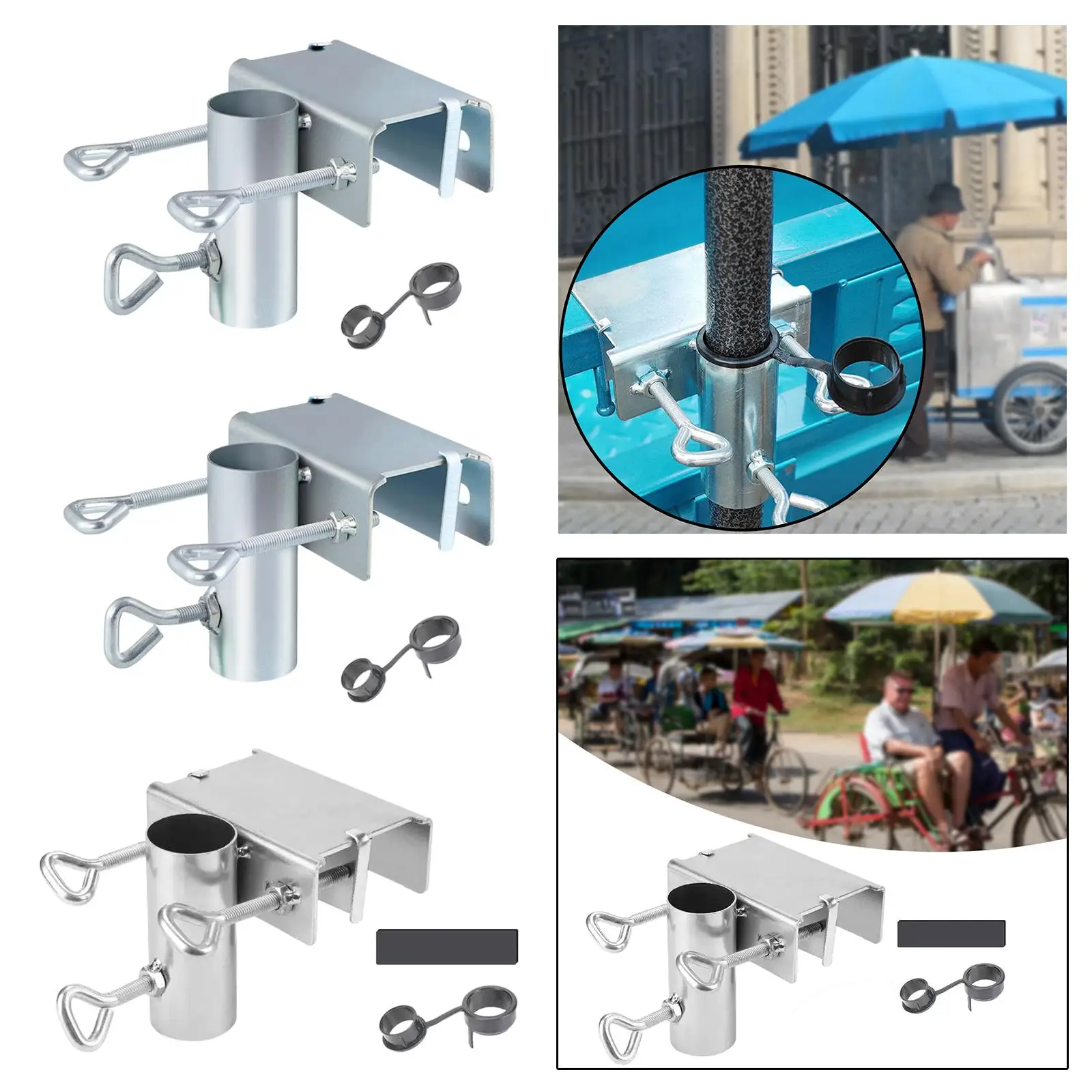 Pince de fixation parasol balcon au meilleur prix | Leroy Merlin