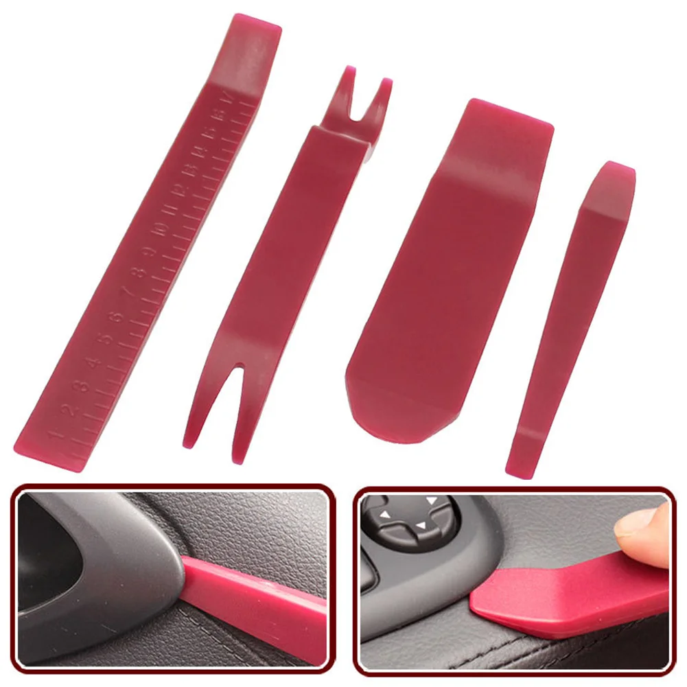 

Auto Door Clip Panel Trim Removal Tool Kits Navigation Disassembly Seesaw Car Interior Plastic Seesaw Conversion Tool 1Pcs/ 4Pcs