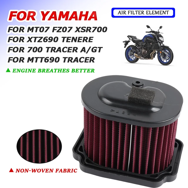 For MT-07 Air Filter Intake Cleaner Air Element Cleaner Engine Protector  For Yamaha MT07 FZ-07 XSR 700 XTZ690 Tenere Accessories - AliExpress
