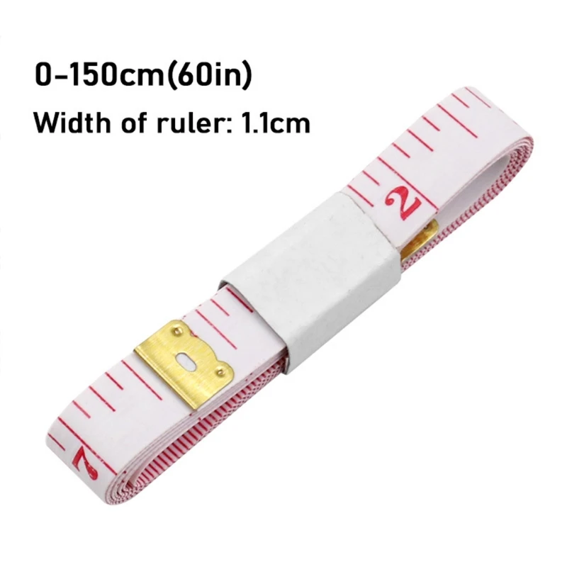 39/60 in Body Measuring Ruler Sewing Tailor Tape Measure Mini Soft Flat Ruler Centimeter Meter Sewing Measuring Tape