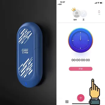 QIUI Key Pod Chastity Cage Key Box APP Remote Lock Outdoor Intelligent Control Cock Cages Accessories Male Chastity Belt Device 2