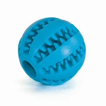  Pet Dog Toy Interactive Rubber Balls for Small Large Dogs Puppy Cat Chewing Toys Pet Tooth Cleaning Indestructible Dog Food Ball 