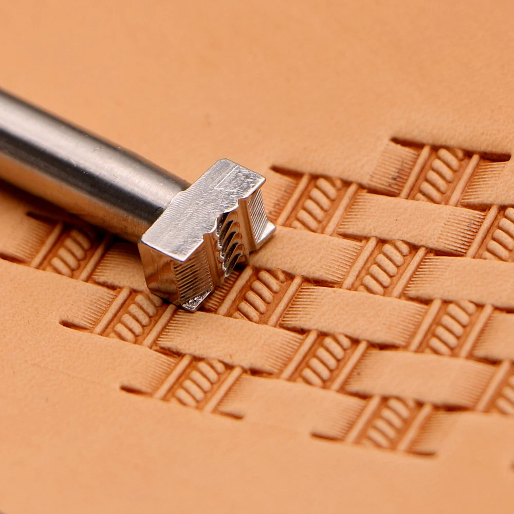 Leather Stamp Tool Stamps Carving Basket Stamps: Rope X159 Zhongjiang 304 Stainless streel Stamps