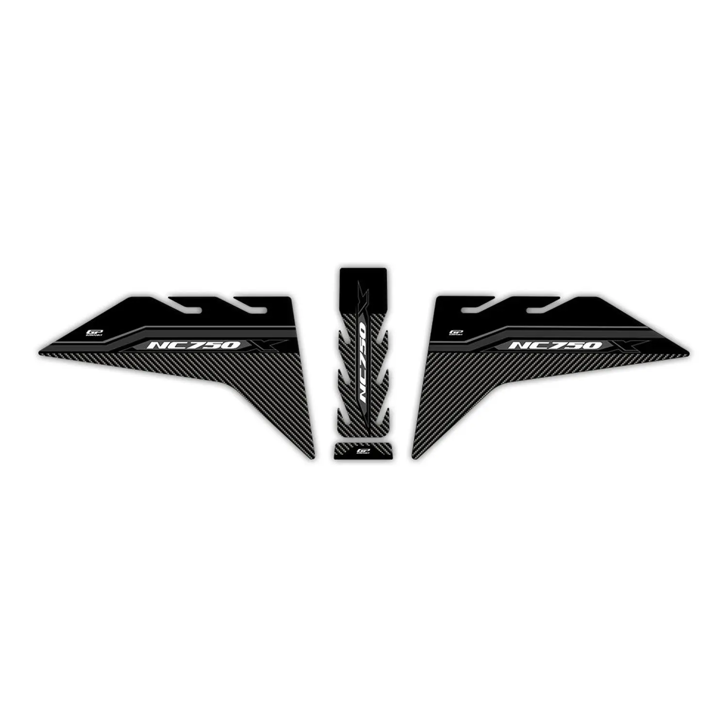 

GP Composite For NC 750X2021-2022 Compatible Tank Pad Set Black